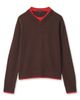 rag & bone rag & bone Nyla Cashmere Vee Crew Sweater - 4