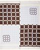 rag & bone rag & bone Off-White & Brown Pop Geo Silk Scarf - 1