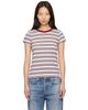 rag & bone rag & bone Off-White 'The Slub Stripe' T-Shirt - 1