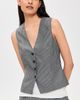 rag & bone rag & bone Paulette Stripe Poplin Vest Salst - 2