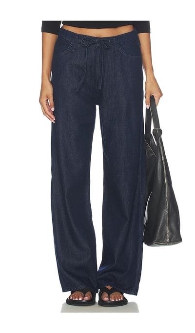 Rag & Bone Rag & Bone Phoebe Featherweight Drawstring Wide Jeans