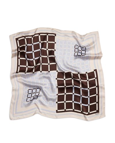 Rag & Bone rag & bone Pop Geometric Silk Scarf