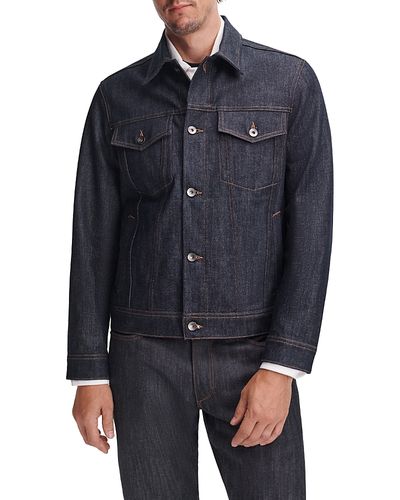 Rag & Bone rag & bone Raw Cotton Denim Pocket Trucker Jacket
