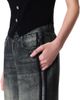 rag & bone rag & bone rb Miramar Side Stripe High Waist Wide Leg Cotton Terry Sweatpant Track Pants - 3