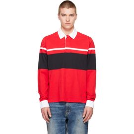 rag & bone rag & bone Red Striped Rugby Polo