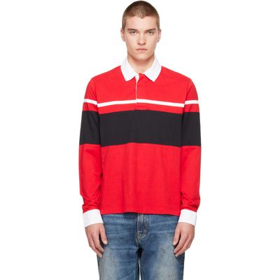 rag & bone rag & bone Red Striped Rugby Polo