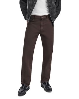 Rag & Bone rag & bone Relaxed Straight Fit 32 Jeans in Dark Brown