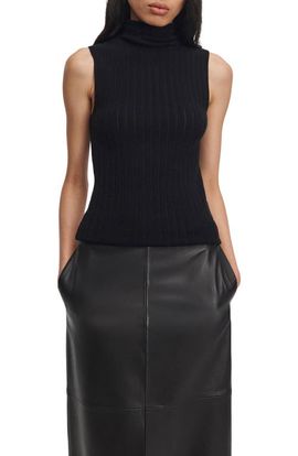 rag & bone rag & bone Rhodes Sleeveless Wool Turtleneck