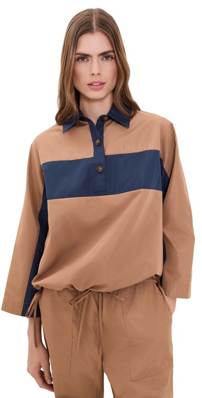 rag & bone rag & bone Rugby Shirt Camel