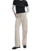 Rag & Bone rag & bone Saige Boxer Trim Mid Rise Straight Leg Jeans in Sand Stripe - 1