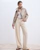 Rag & Bone rag & bone Saige Boxer Trim Mid Rise Straight Leg Jeans in Sand Stripe - 6