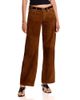 Rag & Bone rag & bone Saige Suede Low Rise Wide Leg Jeans in Brown - 1