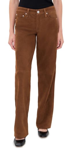 rag & bone rag & bone Saige Suede Pants Brown
