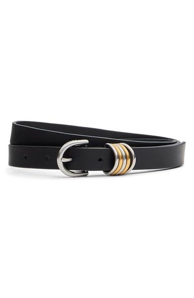 rag & bone rag & bone Sasha Leather Skinny Belt