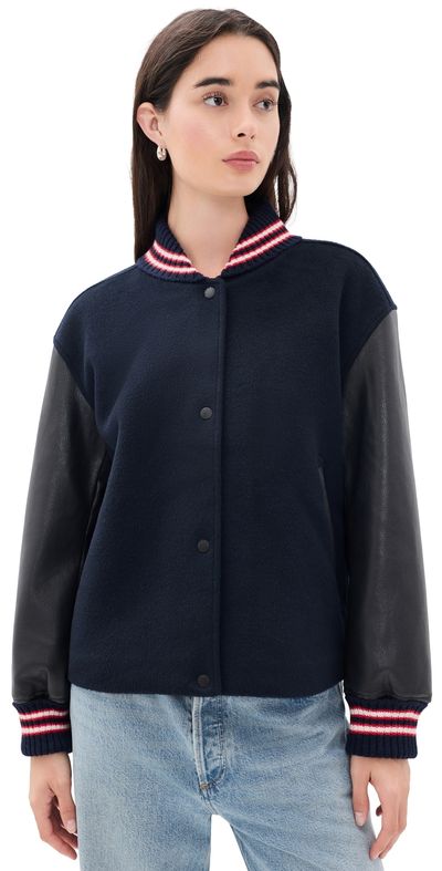 rag & bone rag & bone Scarlet Varsity Jacket Salute