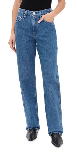 rag & bone rag & bone Shea Full Straight Jeans Coco