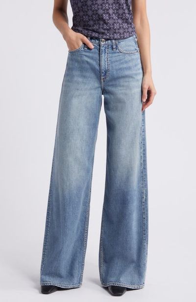 rag & bone rag & bone Sofie Featherweight High Waist Wide Leg Jeans