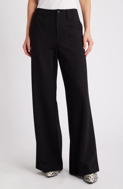 rag & bone rag & bone Sofie High Waist Wide Leg Ponte Knit Pants