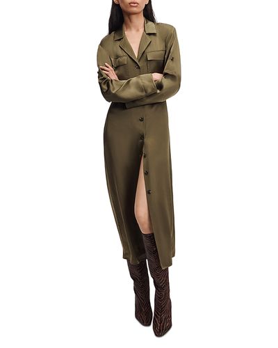 Rag & Bone rag & bone Sonny Silk Collared Shirt Dress