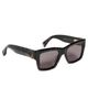 rag & bone rag & bone Square Acetate Sunglasses Shiny Milky Classic Tort One - 1