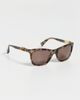 rag & bone rag & bone Square Acetate Sunglasses Shiny Tan Crystal Tort One - 4