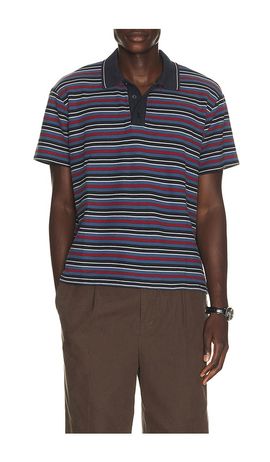 Rag & Bone Rag & Bone Stripe Pique Polo