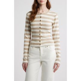 rag & bone rag & bone Stripe Rib Cardigan