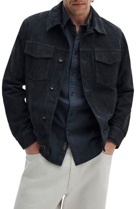 rag & bone rag & bone Suede Trucker Jacket