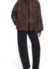 rag & bone rag & bone Sun Zebra Print High Pile Fleece Jacket - 5