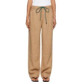 rag & bone rag & bone Tan Atlas Linen Lounge Pants