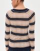 rag & bone rag & bone Teresa Silk Blend Stripe Crew Pullover NVYMT - 3