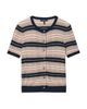 Rag & Bone rag & bone Teresa Striped Short Sleeve Cardigan - 5