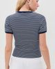 rag & bone rag & bone The Essential Rib Stripe Crew Tee NVYMT - 3