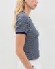 rag & bone rag & bone The Essential Rib Stripe Crew Tee NVYMT - 4