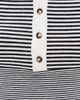 rag & bone rag & bone The Knit Button Stripe Polo Tee Ivory Multi - 6