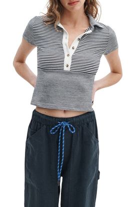 rag & bone rag & bone The Knit Crop Polo