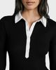 Rag & Bone rag & bone The Knit Long Sleeve Polo Top - 3