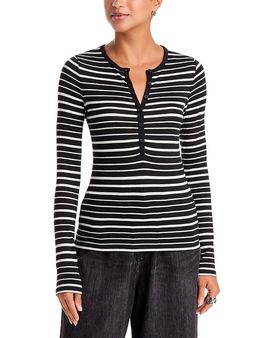 Rag & Bone rag & bone The Knit Stripe Long Sleeve Henley