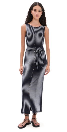 rag & bone rag & bone The Knit Tie Stripe Dress salmt