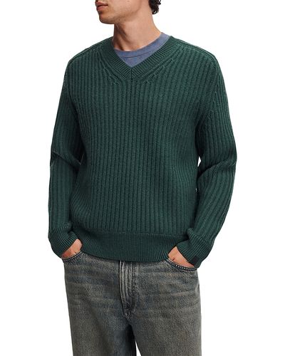 Rag & Bone rag & bone Theo Wool & Cashmere Knit Stripe Sweater