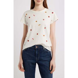 rag & bone rag & bone Tomatoes Cotton Graphic Baby Tee