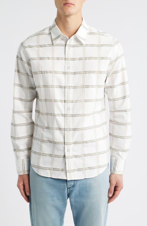 rag & bone rag & bone Tomlin Plaid Burshed Oxford Button-Up Shirt