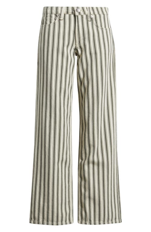 rag & bone rag & bone Ultra Featherweight Cam Stripe Low Rise Straight Leg Jeans