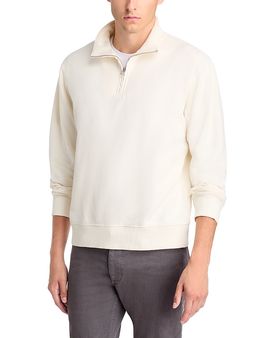 Rag & Bone rag & bone Washed Cotton Terry Quarter Zip Sweatshirt