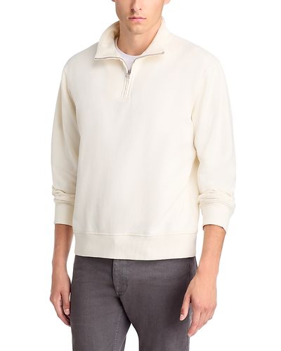 Rag & Bone rag & bone Washed Cotton Terry Quarter Zip Sweatshirt