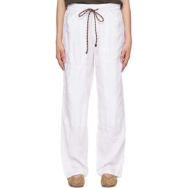 rag & bone rag & bone White Atlas Linen Trousers