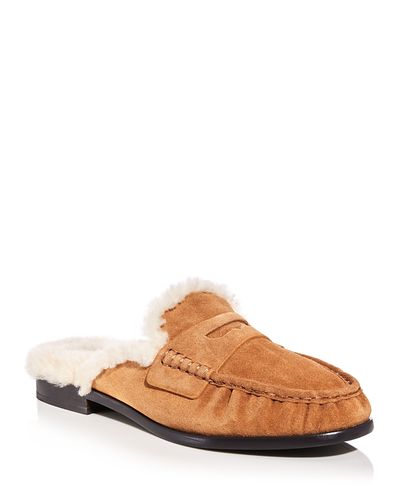 Rag & Bone rag & bone Women's Carter Shearling Lined Mule Flats