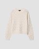 rag & bone rag & bone Women's Emma Wool Embellished Pointelle Sweater - 1