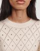 rag & bone rag & bone Women's Emma Wool Embellished Pointelle Sweater - 6