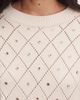 rag & bone rag & bone Women's Emma Wool Embellished Pointelle Sweater - 7